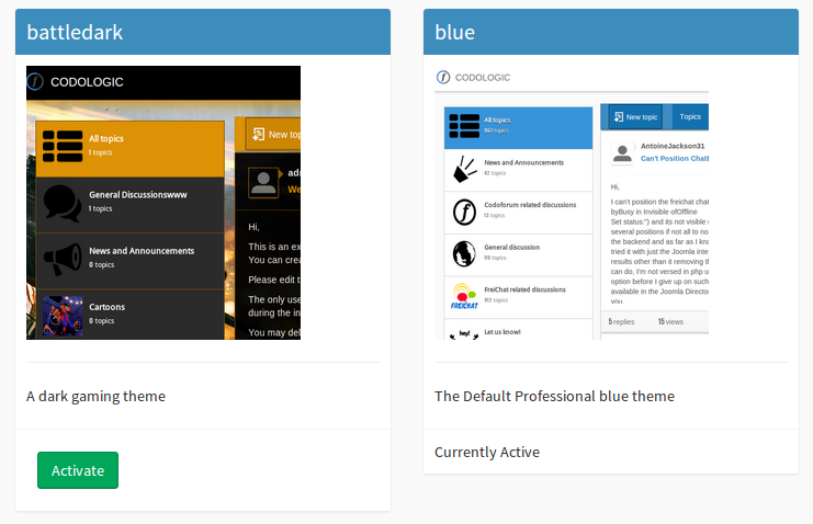 codoforum backend theme