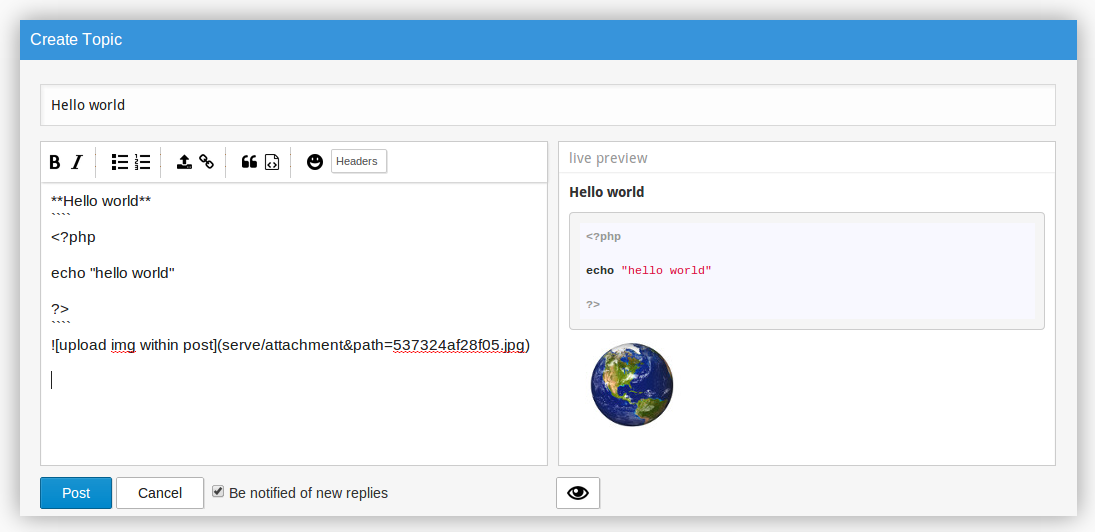 forum markdown image inline upload
