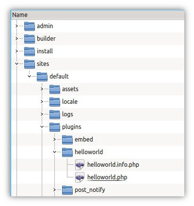 create folder structure for forum plugin