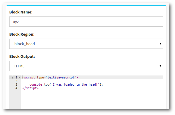 forum block code html